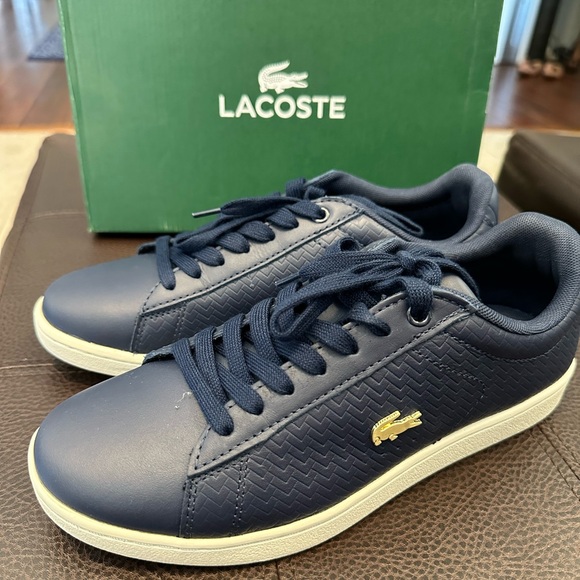 Lacoste Shoes - Lacoste Womens Carnaby EVO119 Navy/Off white shoes